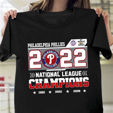 Philadelphia Phillies 2022 National League Champions Tee - Wogifts