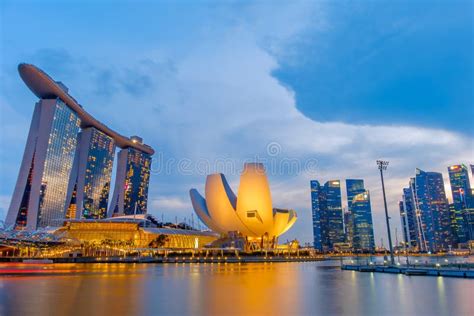 Singapore Skyline and View Marina Bay Stock Image - Image of downtown, marina: 65895949