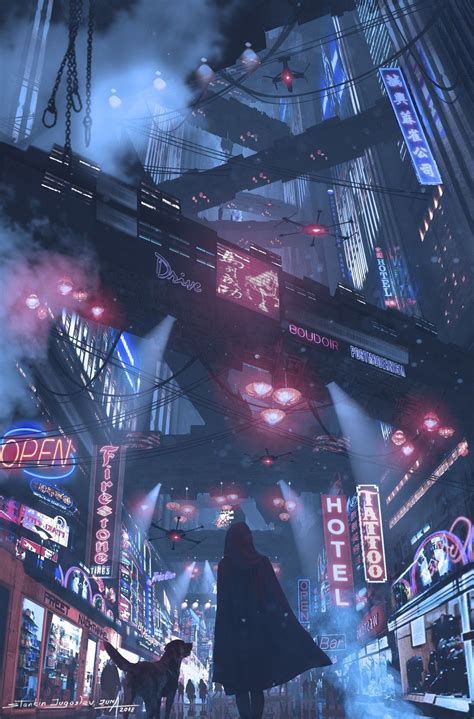 Cyberpunk, Sci-Fi, Space New Year Dump (With images) | Cyberpunk city, Cyberpunk aesthetic ...