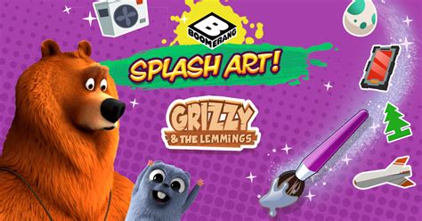 Play the free Grizzy and the Lemmings game, Splash Art and other Grizzy ...