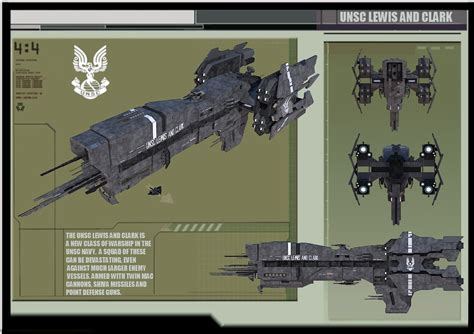 UNSC LIGHT ASSAULT CRUISER: LEWIS AND CLARK by calamitySi on DeviantArt