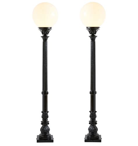 Rare Pair of Classic Ornate Victorian Cast Iron Lamp Posts | Rejuvenation | Iron lamp post, Iron ...
