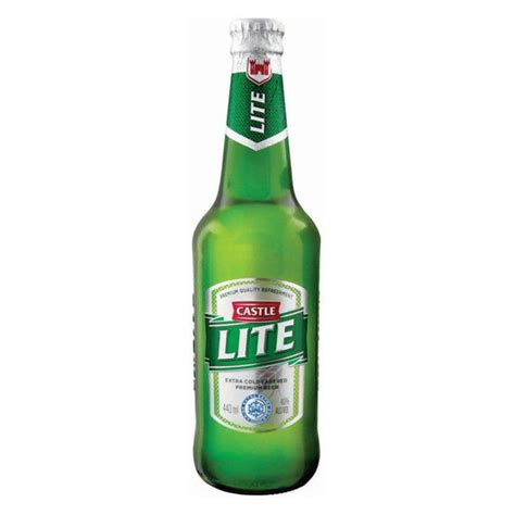 Castle Lite (Bottle) - 6 Pack | SA Beer Sold in UK | Your South African ...