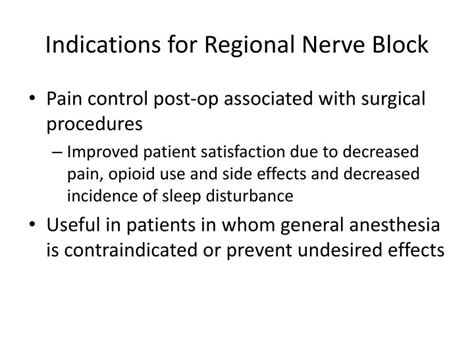 PPT - Regional Nerve Blocks PowerPoint Presentation - ID:2075575