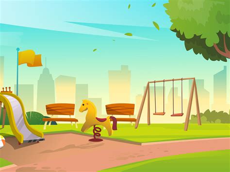 Cartoon Playground Background by Cartoons.co on Dribbble