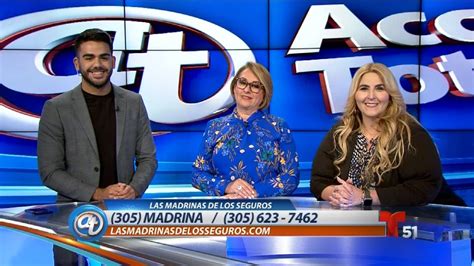 Las Madrinas de los Seguros en Acceso Total – Telemundo Miami (51)