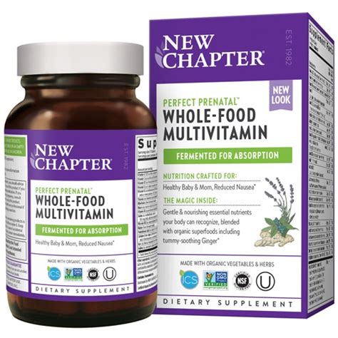 New Chapter Perfect Prenatal Vitamins Fermented