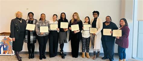 Catholic Charities Queens Homebase Team Receives Certificate from Adelphi University