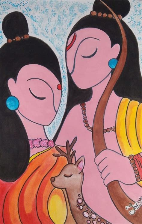 Sita Ram Painting