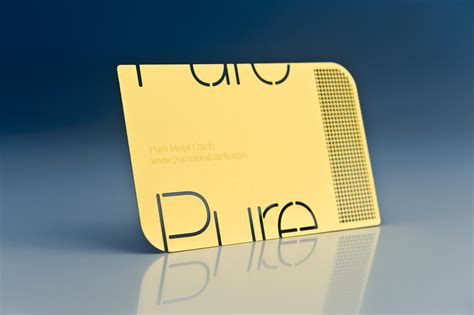 Switch to metal business cards | PURE METAL CARDS