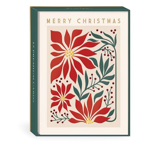 Winter Market Poinsettia Boxed Cards - Lady Jayne