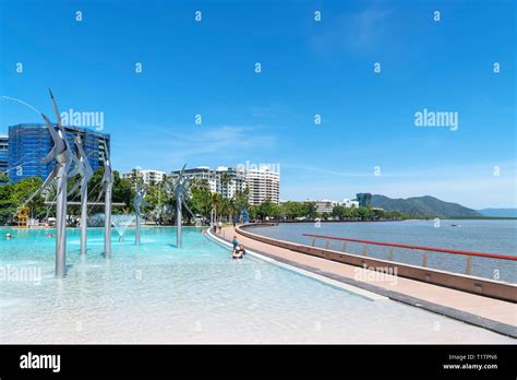 Esplanade and Esplanade Lagoon, Cairns, Queensland, Australia Stock Photo - Alamy