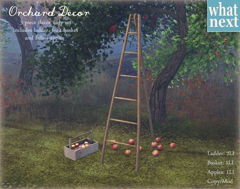 Orchard Decor Set for Fifty Linden Friday - What Next