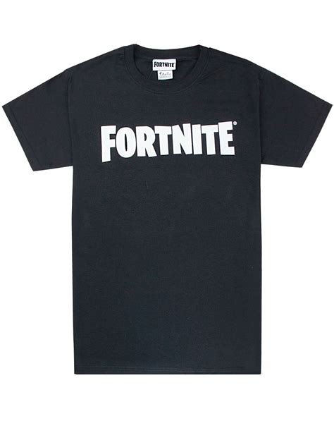 Fortnite Logo Mens Black T-Shirt — Vanilla Underground