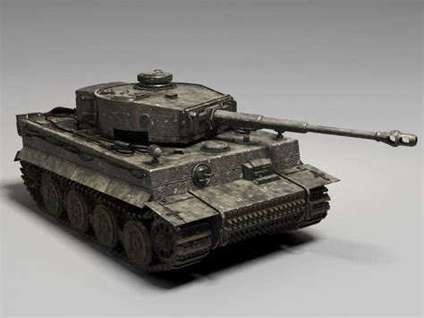 Tiger Tank 3D model Download for Free