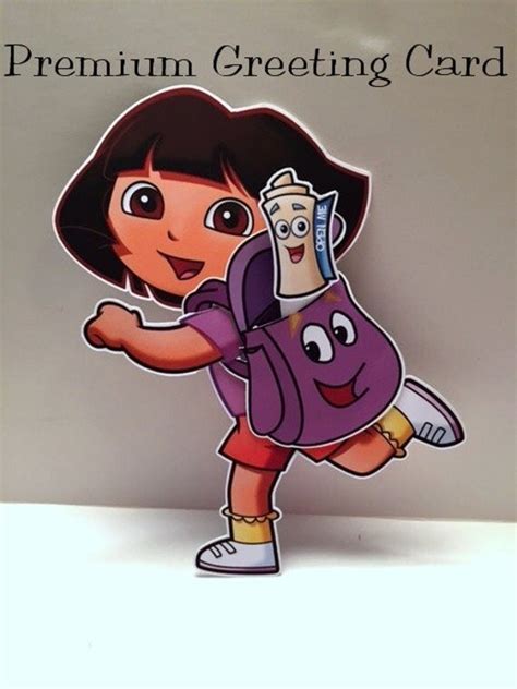 Dora The Explorer Greeting Card