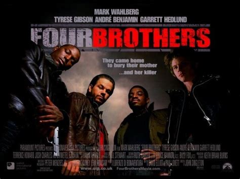 Four Brothers Movie Poster 30x40 Mark Wahlberg Andre Benjamin Tyrese Gibson | eBay