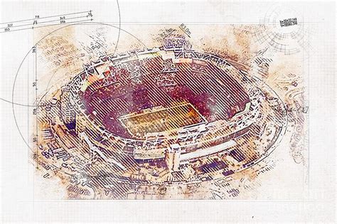 Fedexfield Jack Kent Cooke Stadium Washington Skins Painted Fedexfield ...