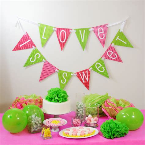 DIY Paper Bunting Kit (flag banner)