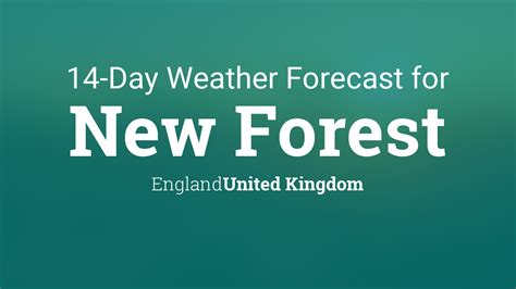 New Forest, England, United Kingdom 14 day weather forecast