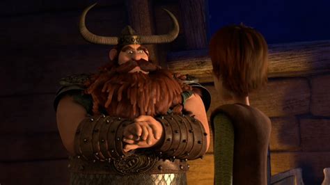 Image - Stoick stating he will let Hiccup and Toothless get back to work.jpg | How to Train Your ...