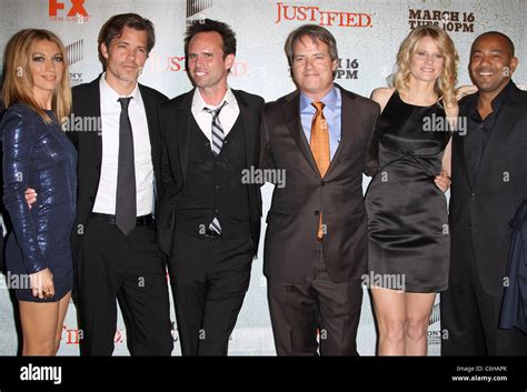 FX's "Justified" Cast FX's "Justified" - Los Angeles Premiere Screening Held At Directors Guild ...