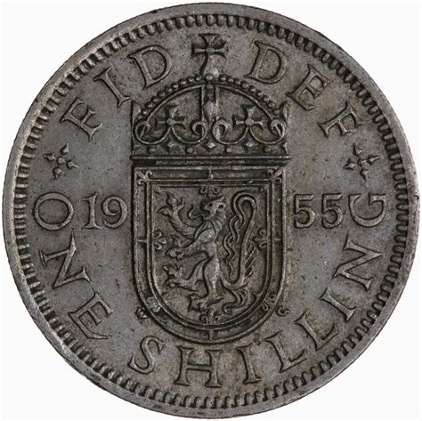 Shilling 1955 Scottish, Coin from United Kingdom - Online Coin Club