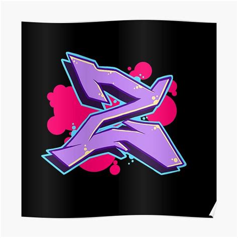 "Letter Z - Graffiti Street Art Style " Poster for Sale by CreativeOpus ...