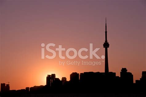 Toronto Skyline Silhouette Stock Photo | Royalty-Free | FreeImages