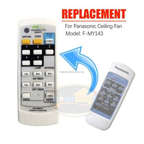 PANASONIC CEILING FAN REMOTE CONTROL F-MY143 REPLACEMENT