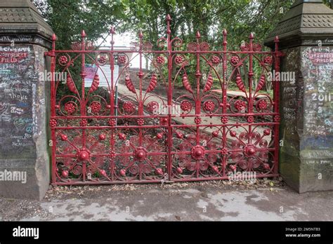 Strawberry Field Fields in Liverpool in the UK Stock Photo - Alamy