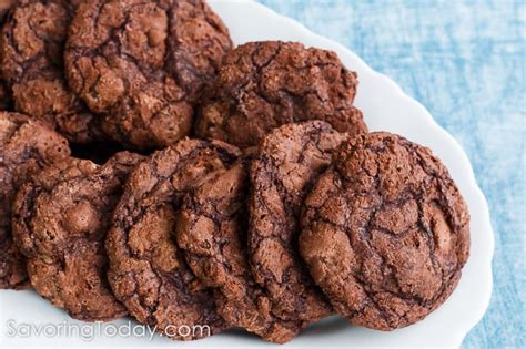 Ghirardelli Brownie Cookies Made From Brownie Mix