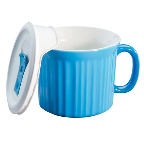 20-ounce Light Blue Meal Mug™ with Vented Lid | Pyrex