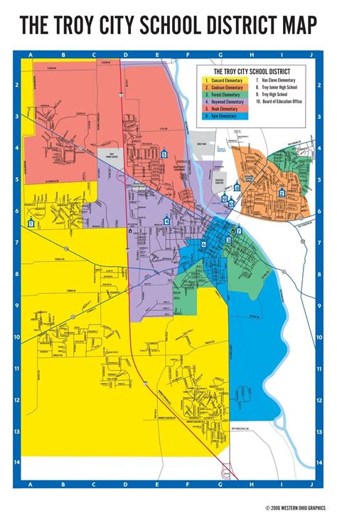 District Map - Troy City Schools