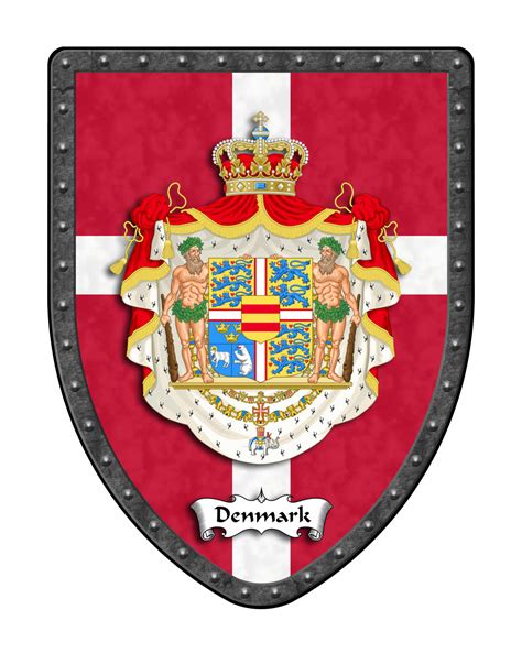 Countries of Eurepe Royal Coat of Arms Shields