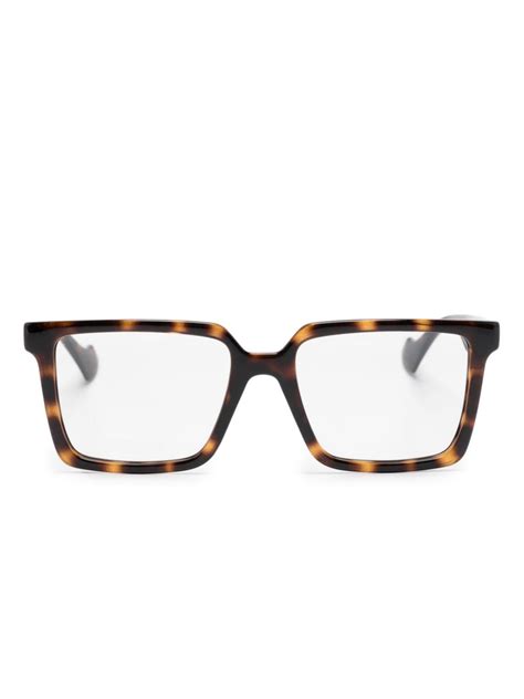 Gucci Eyewear Tortoiseshell square-frame Glasses - Farfetch