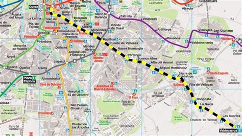 La línea 1 de Metro de Madrid estará cortada por obras desde finales de junio en su tramo sur ...