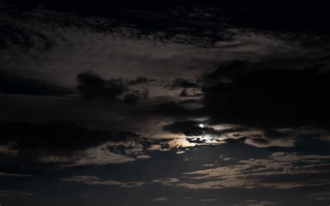 Download wallpaper 3840x2400 sky, clouds, night, moon, dark, night sky 4k ultra hd 16:10 hd ...