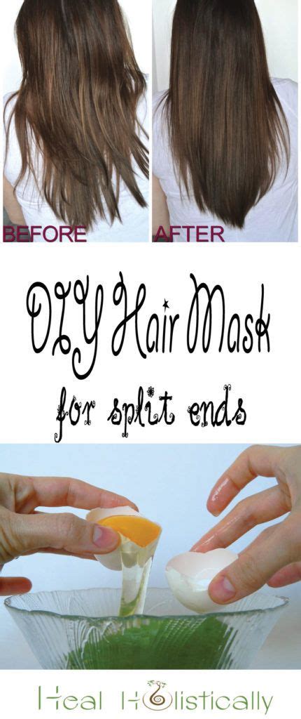 DIY Hair Mask for split ends | Diy hair mask for split ends, Diy hair mask, Diy hairstyles