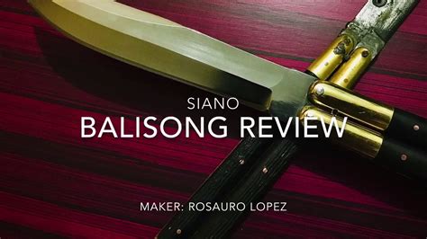 BALISONG BATANGAS REVIEW( Custom made balisong from batangas) - YouTube