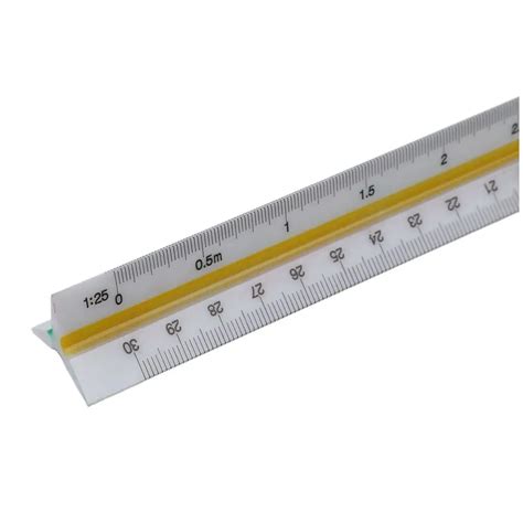 2 PCS of Engineer Metric Triangular Scale Ruler Precision Three Sided ...