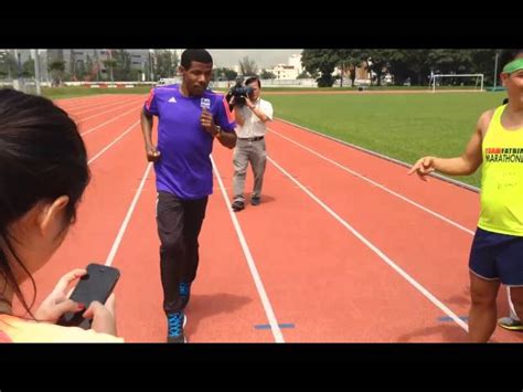 Haile Gebrselassie Training