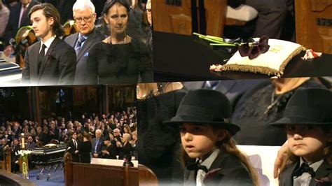 See The Heartbreaking Funeral Photos As Céline Dion Says Her Final Goodbyes To René Angélil