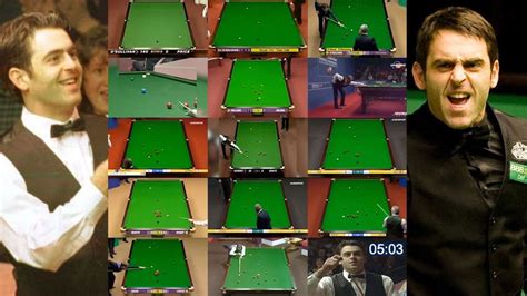 Watch Ronnie O'Sullivan's fastest ever 147 compared with all 14 World ...