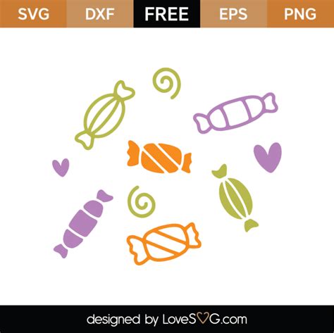 Halloween Candy SVG Cut File - Lovesvg.com