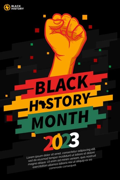 Black History Month Poster Template | PosterMyWall