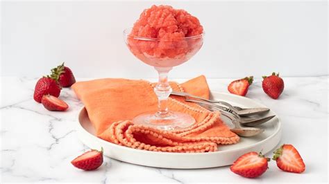 Strawberry Rosé Granita Recipe