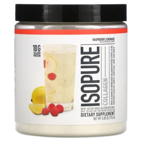 ISOPURE Raspberry Lemonade Collagen, 6.88 oz - Harris Teeter