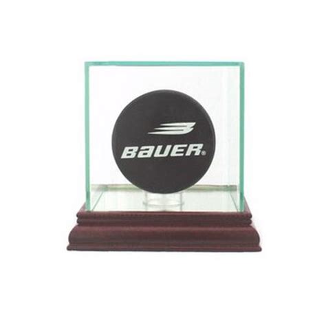 HOCKEY SINGLE PUCK DISPLAY CASE Autograph