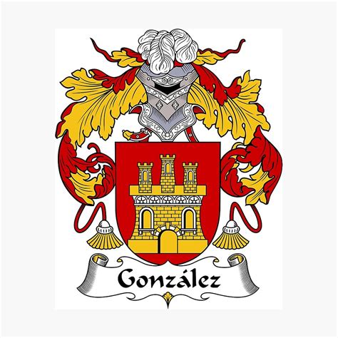 "Gonzalez Coat of Arms/Family Crest" Photographic Print by carpediem6655 | Redbubble